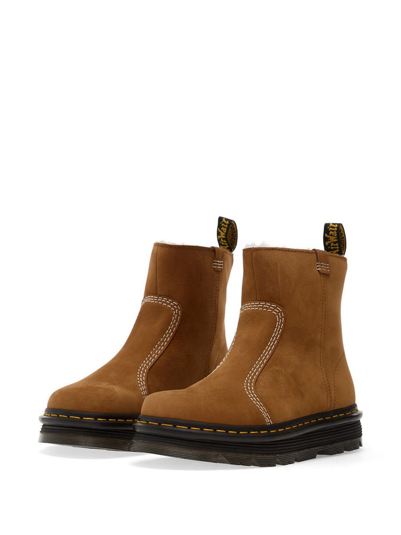Dr. Martens Zebzag Rigger Wl contrast-stitch ankle boots outlook