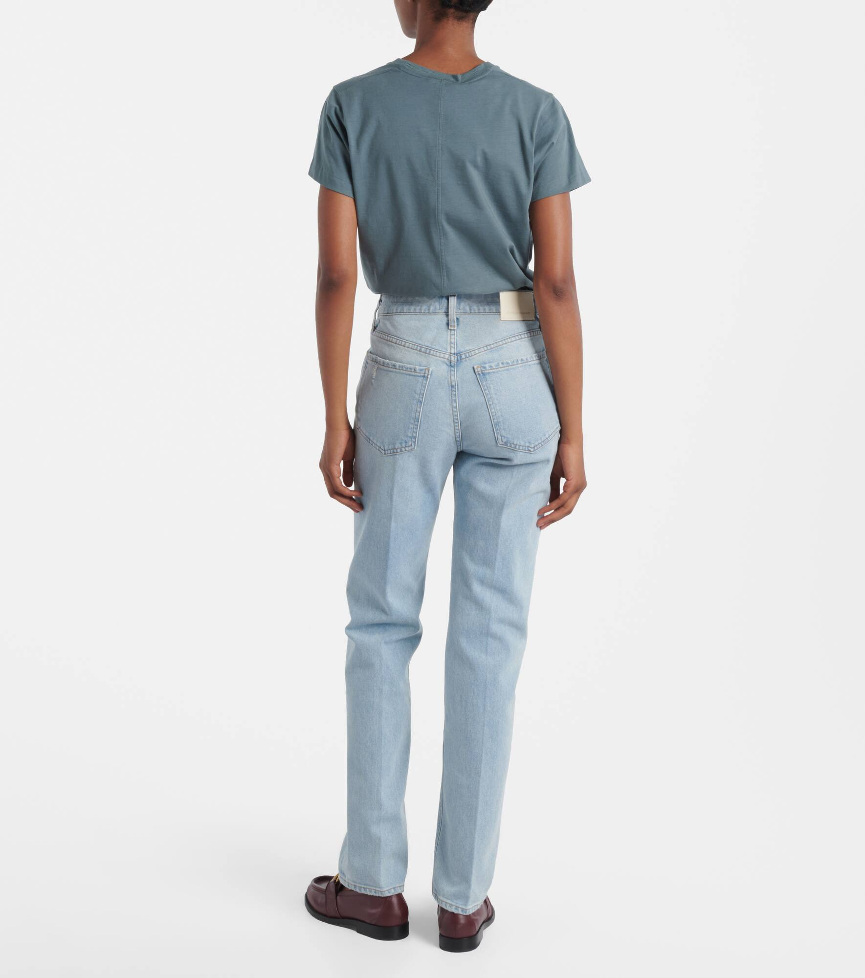Zurie high-rise straight jeans - 3