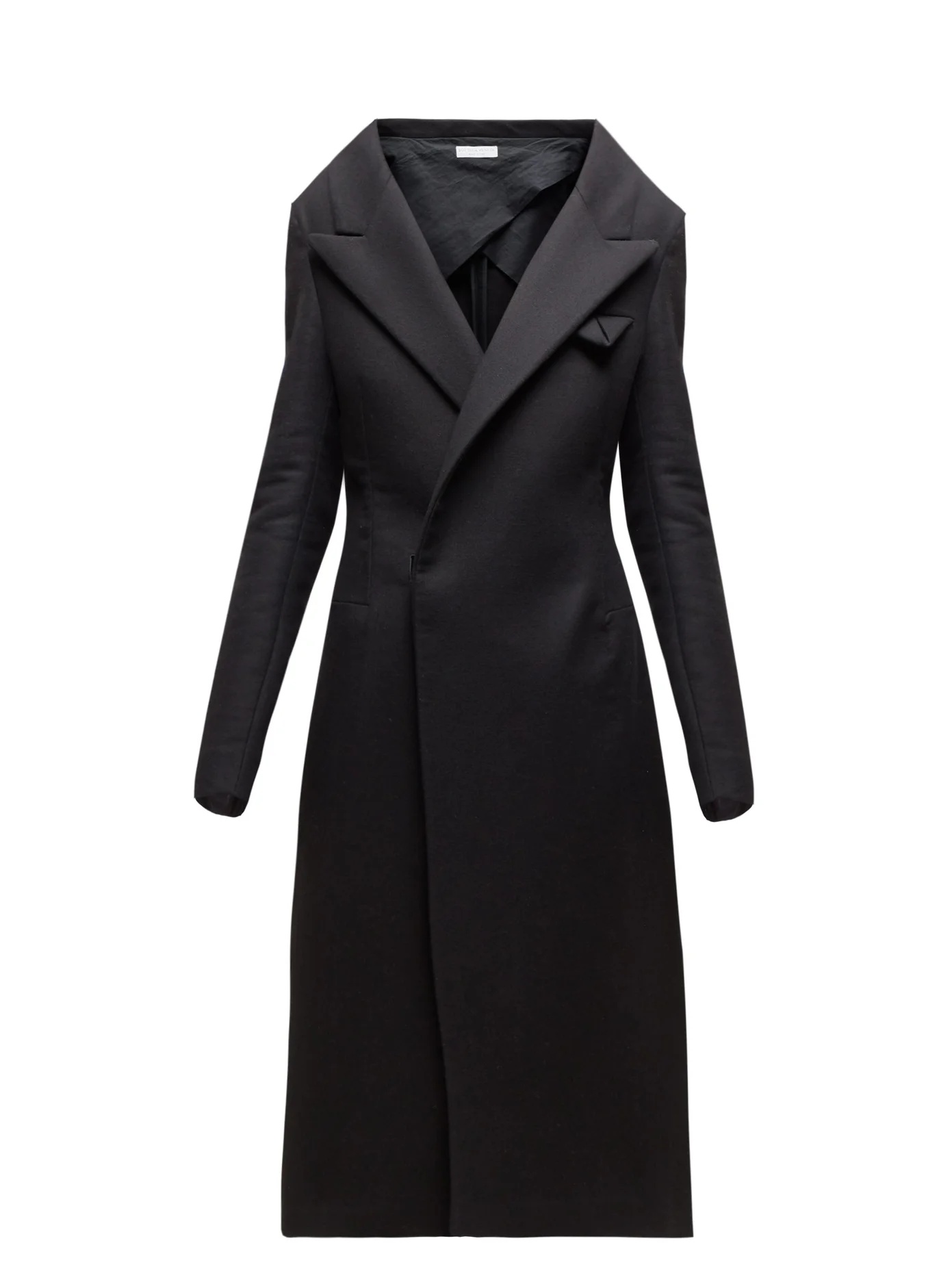 Double-breasted cashmere coat - 1