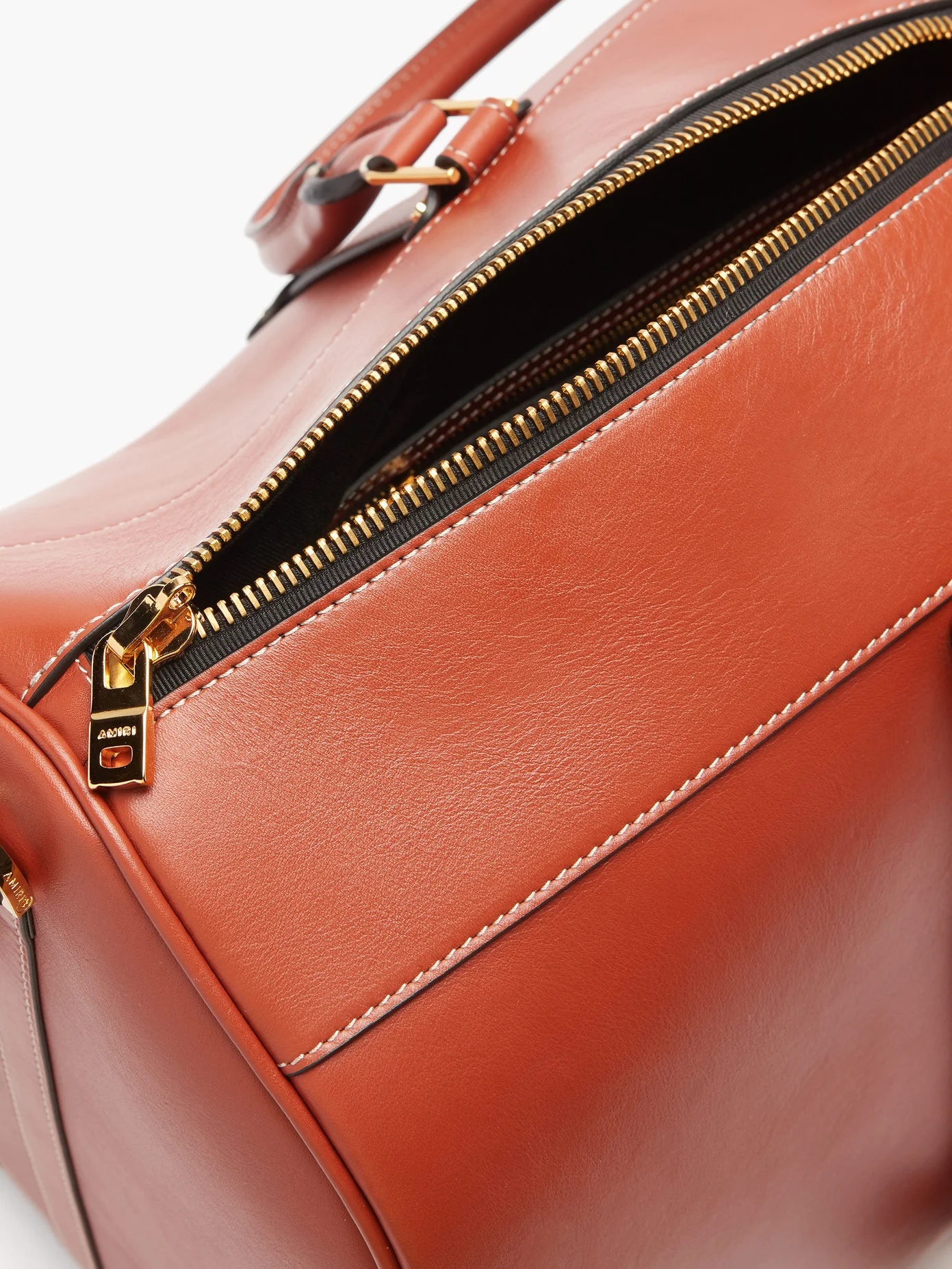 Leather duffle bag - 6