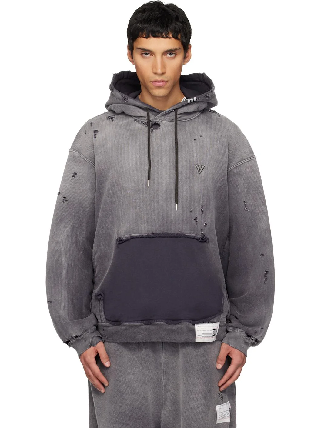 Black Sun Faded Like Hoodie - 1