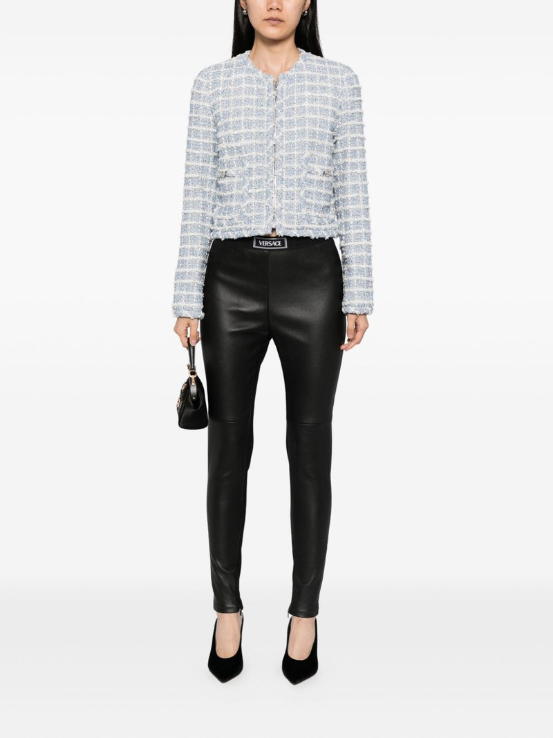 VERSACE elasticated waistband leggings outlook