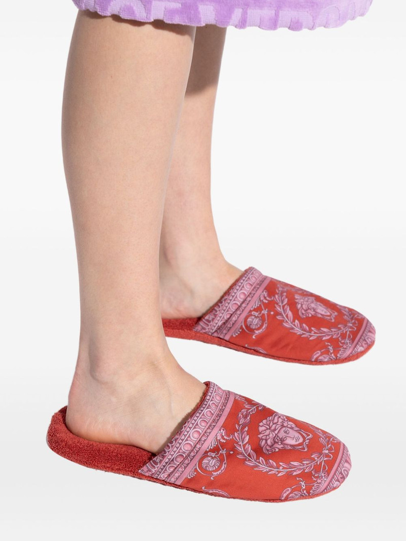 Barocco-print slippers 5