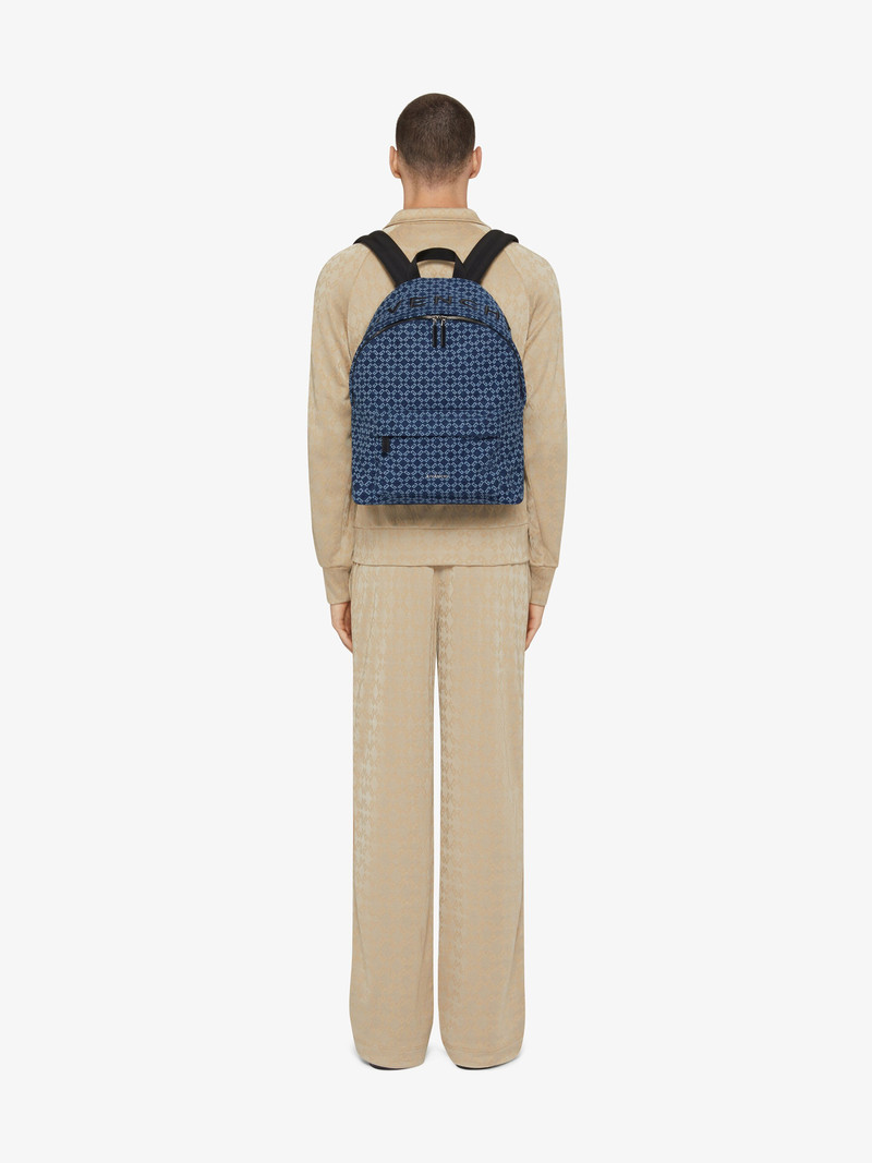 Givenchy ESSENTIAL U BACKPACK IN MONOGRAM 72 DENIM outlook