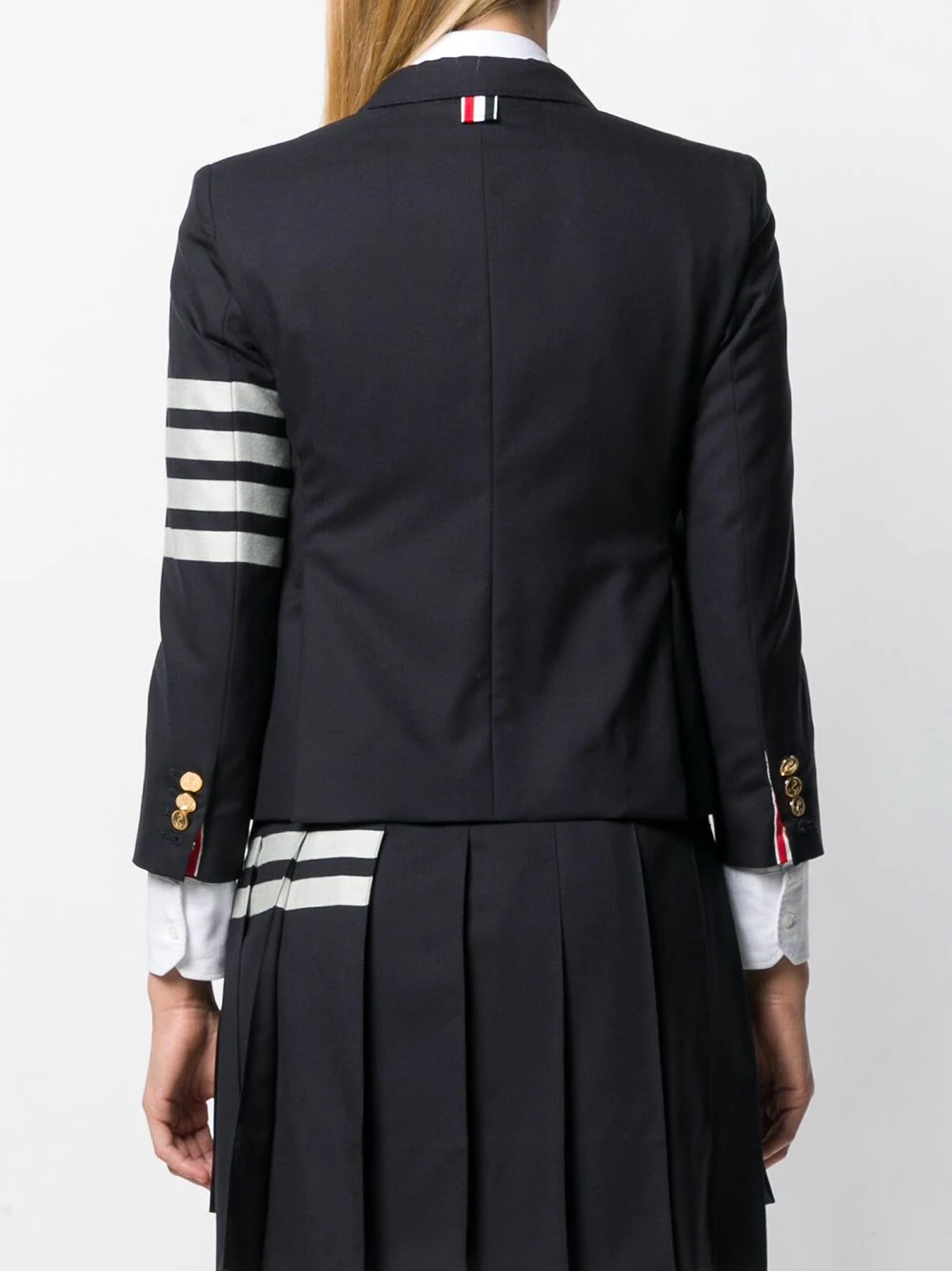 4-Bar plain weave suiting jacket - 4