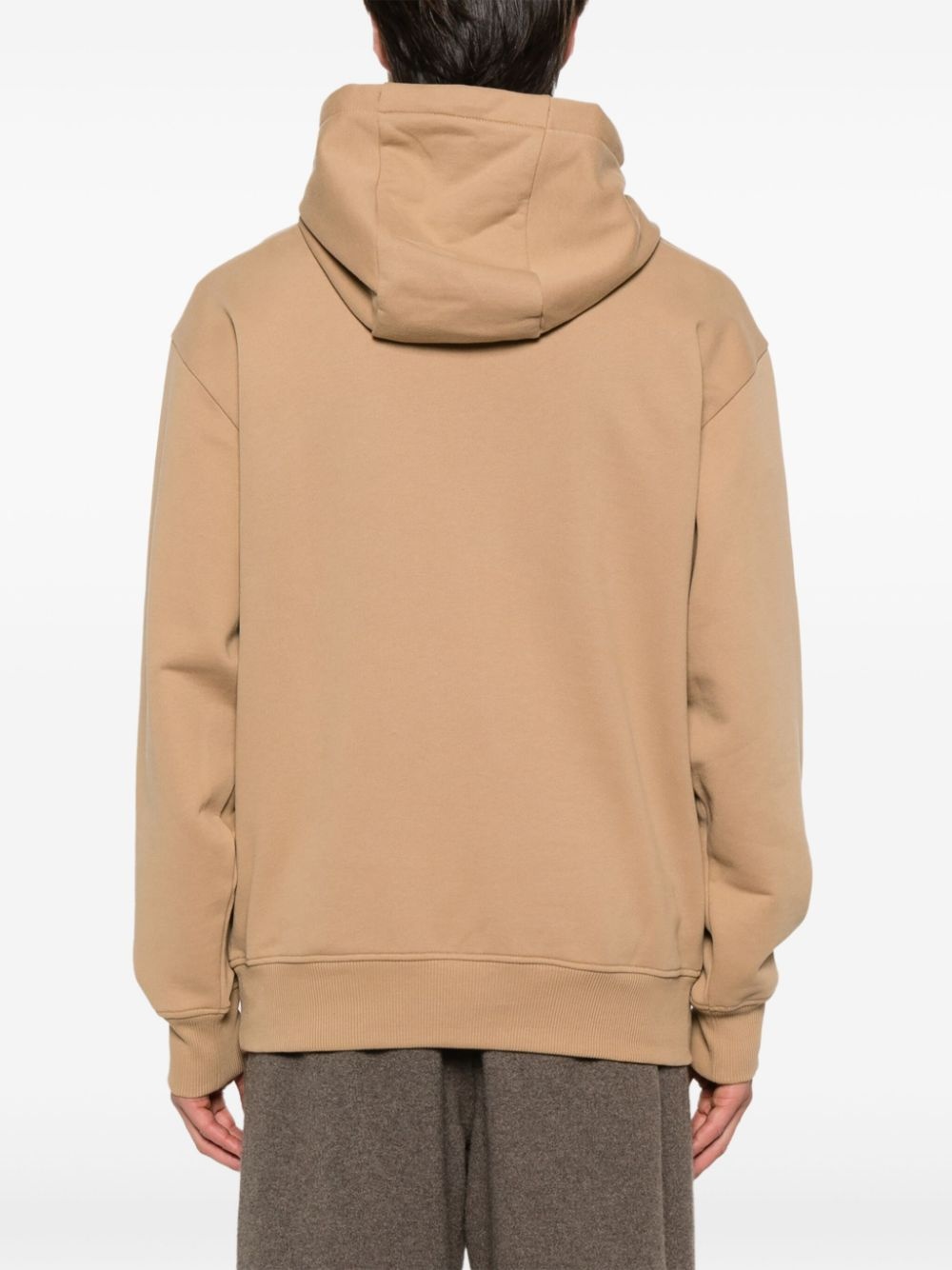 logo-embroidered hoodie - 4