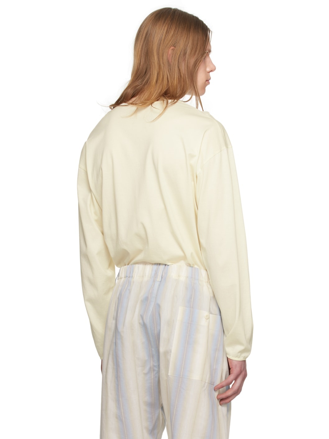 Yellow Relaxed Long Sleeve T-Shirt - 3
