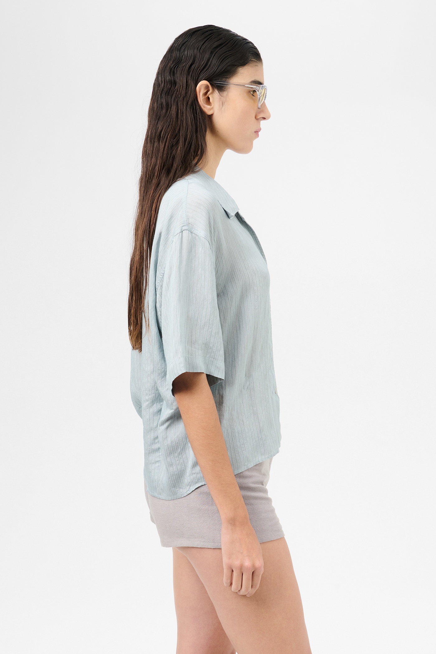 Brisk Shirt Geo Stripe Ceremonial Viscose - 4