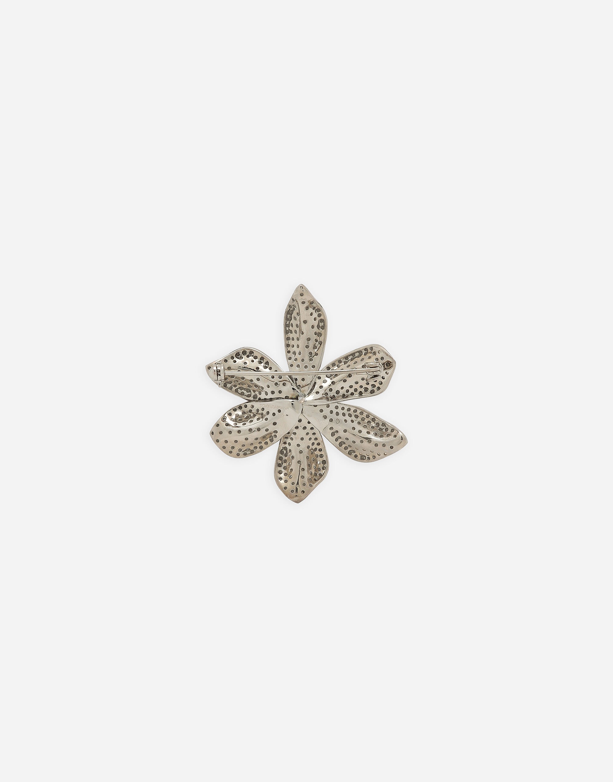 Dolce Gabbana 50 mm gray brooch REVERSIBLE