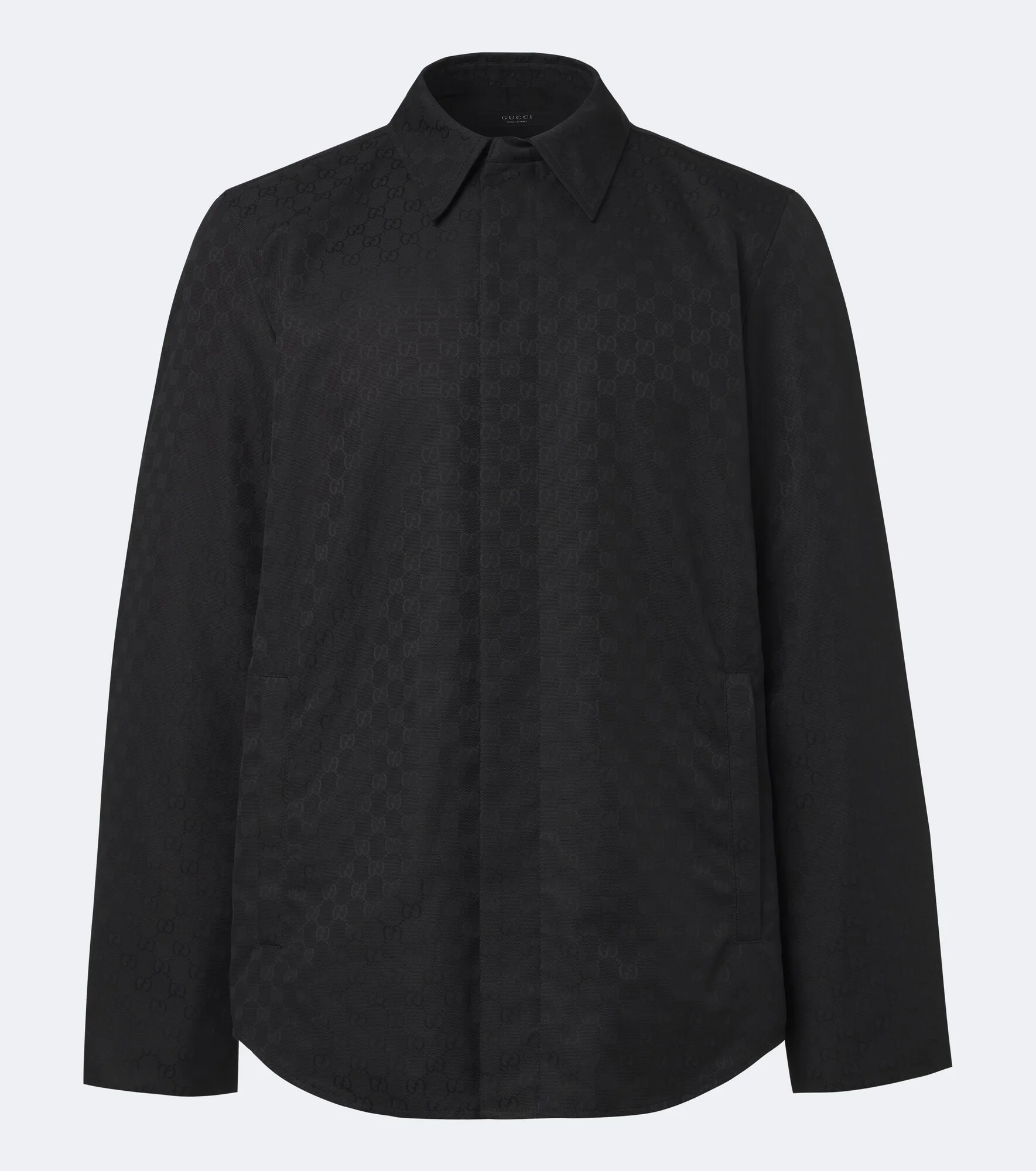 GG canvas cotton shirt - 1