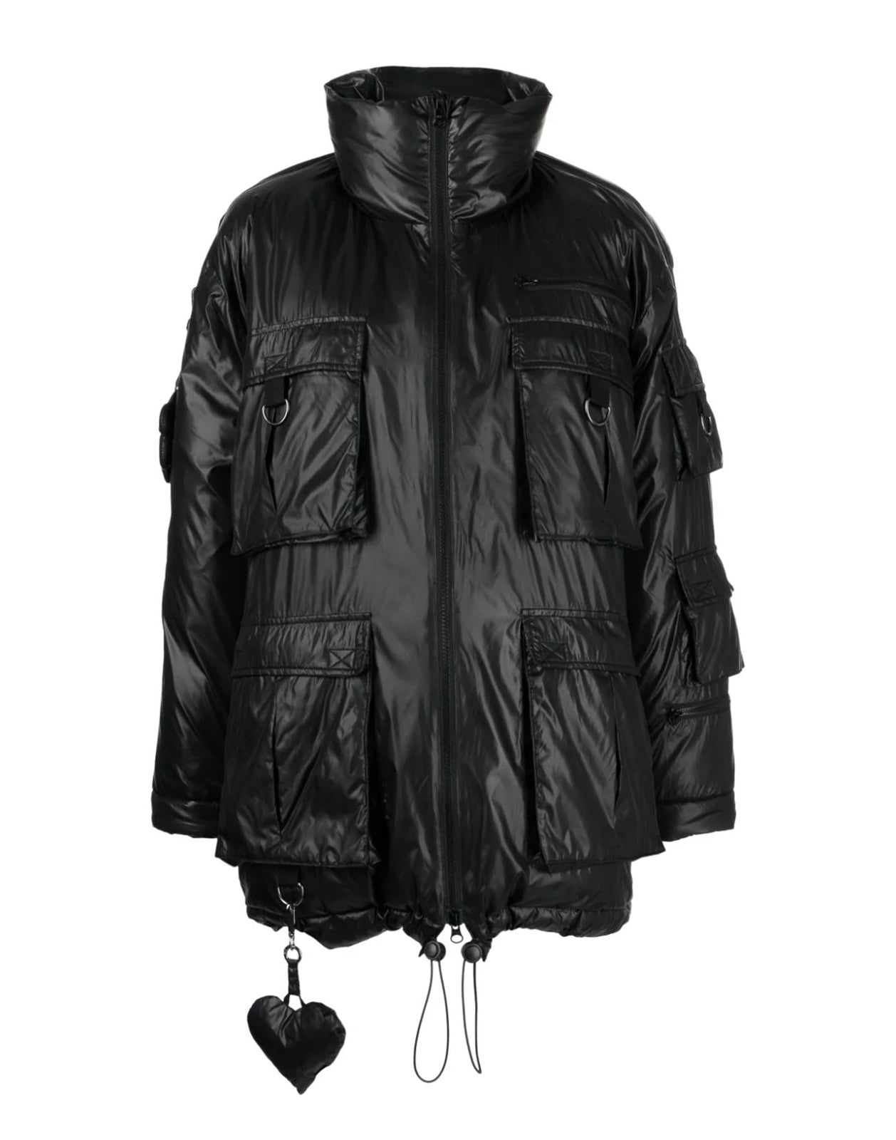 Cargo Pocket Puffer Coat - 9