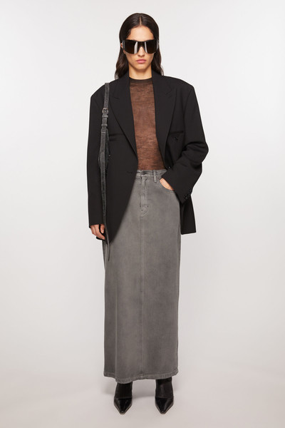 Acne Studios Denim skirt - Anthracite grey outlook