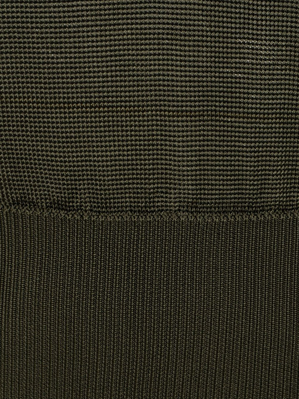 v-neck ribbed knit sweater - 4