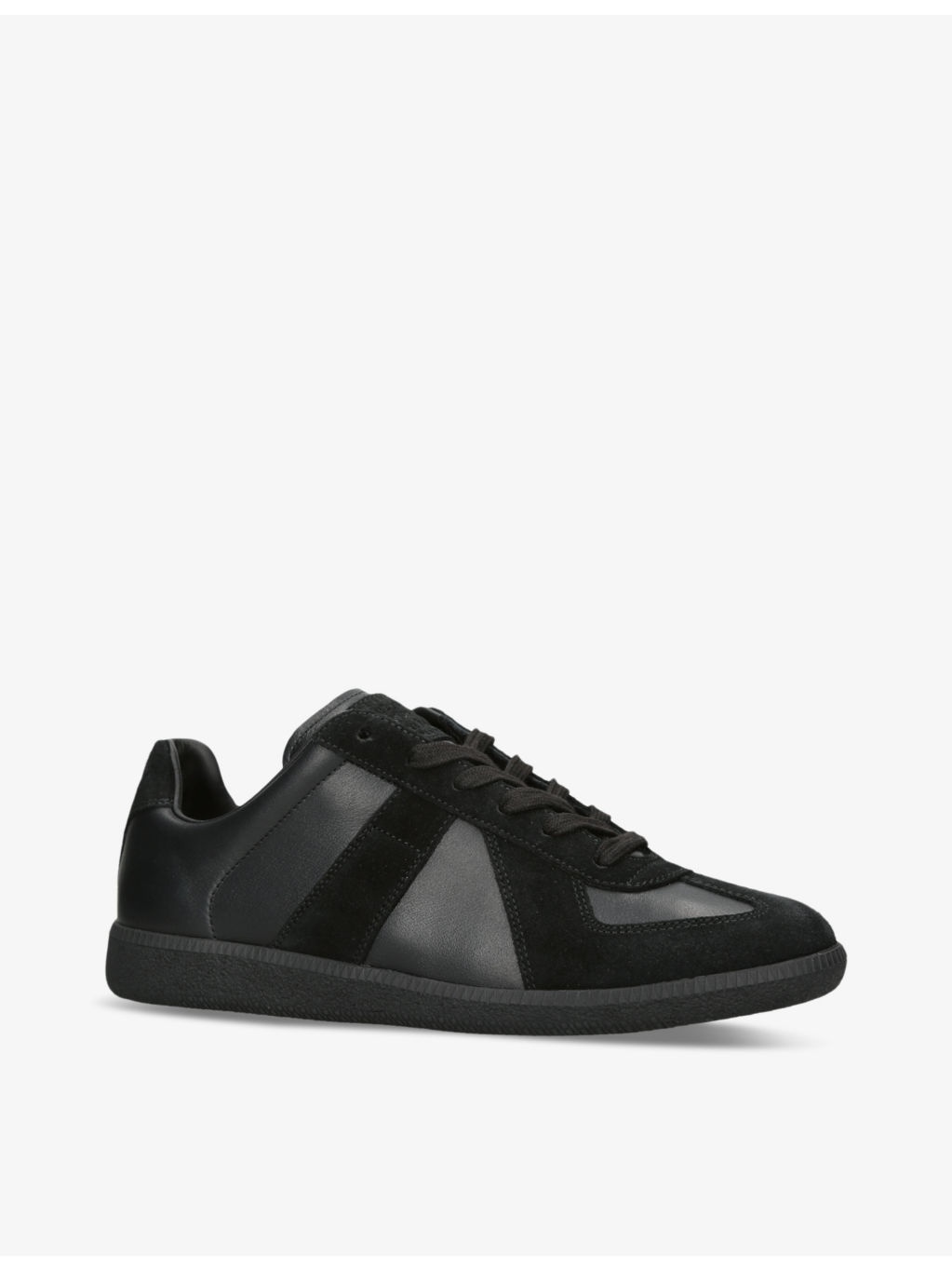 Replica panelled leather low-top trainers - 3