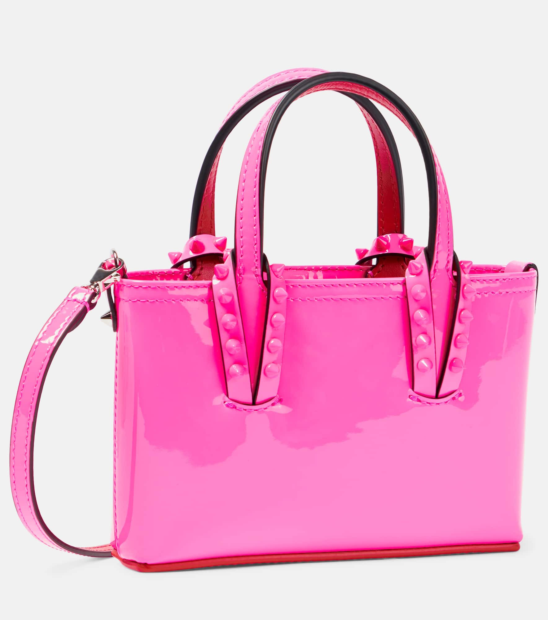 Cabata Nano patent leather tote bag - 4