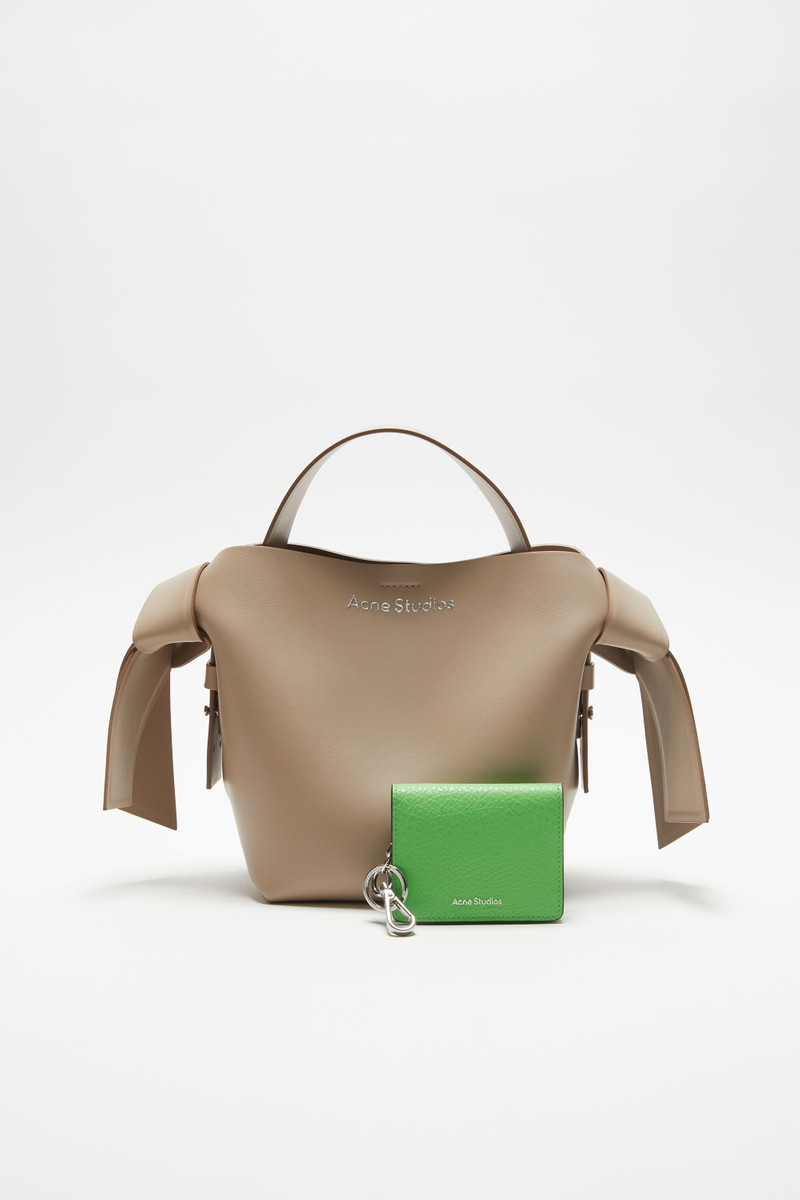 Acne Studios Folded leather wallet - Green outlook