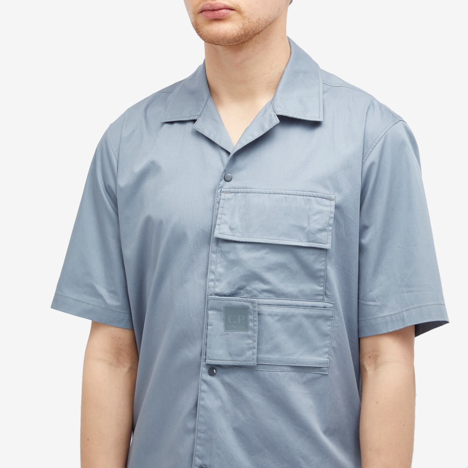 C.P. Company Metropolis Gabardine S/S Shirt - 5