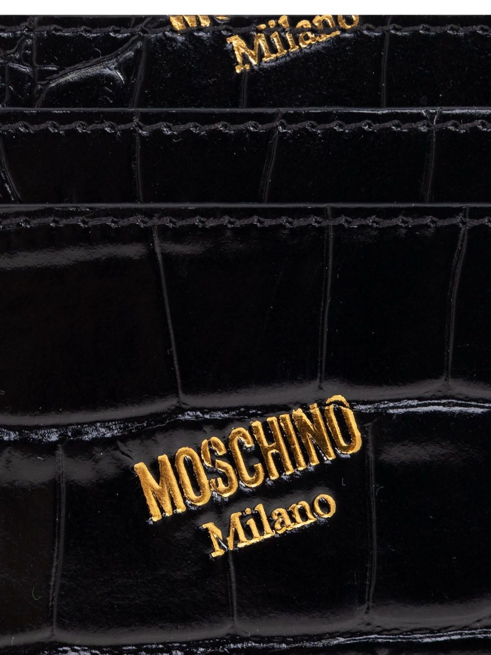 logo-embossed cardholder - 3