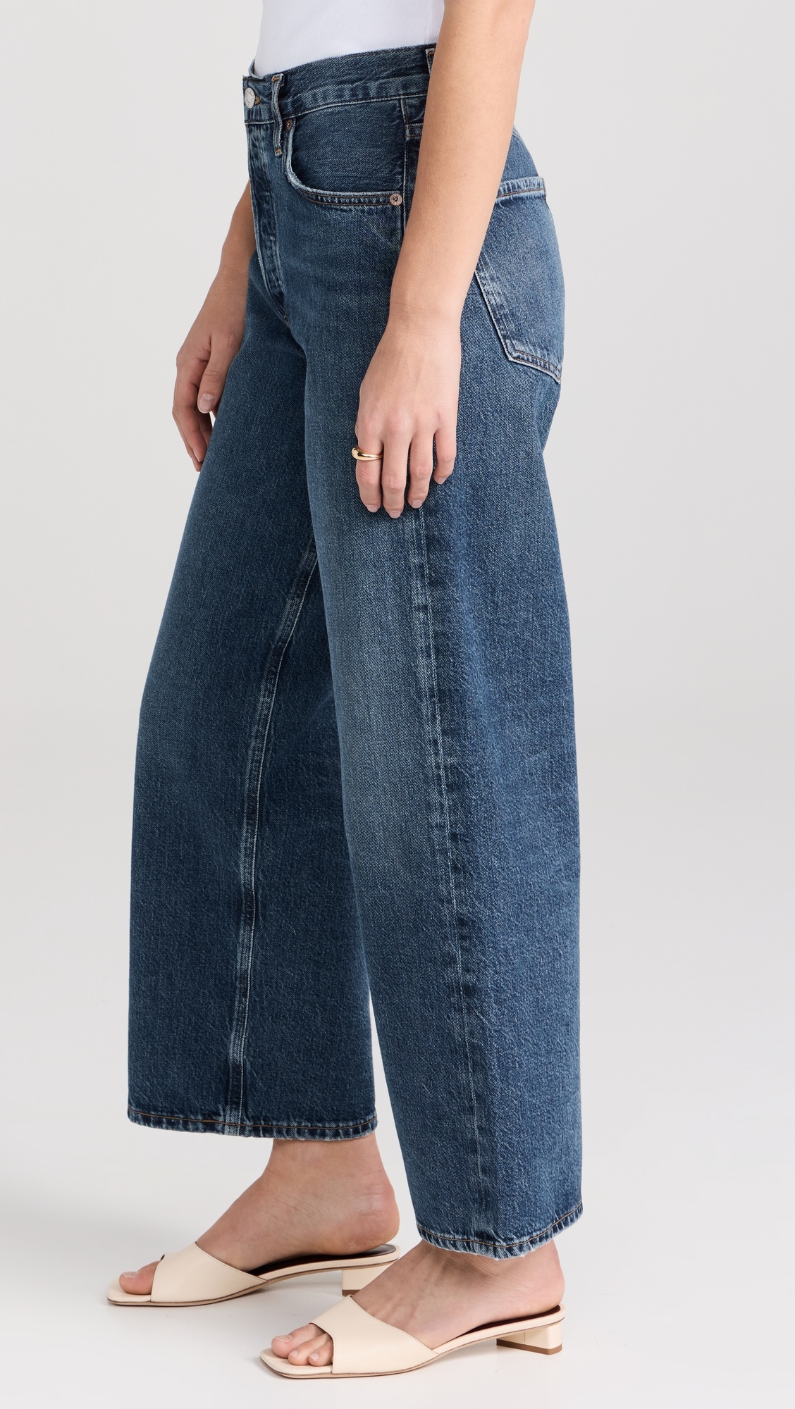Ren: High Rise Wide Leg Jeans - 3