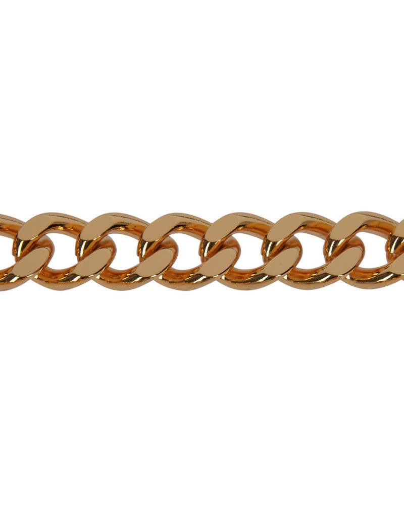 NECKLACE WITH BUCKLE GOLD SHINY 4