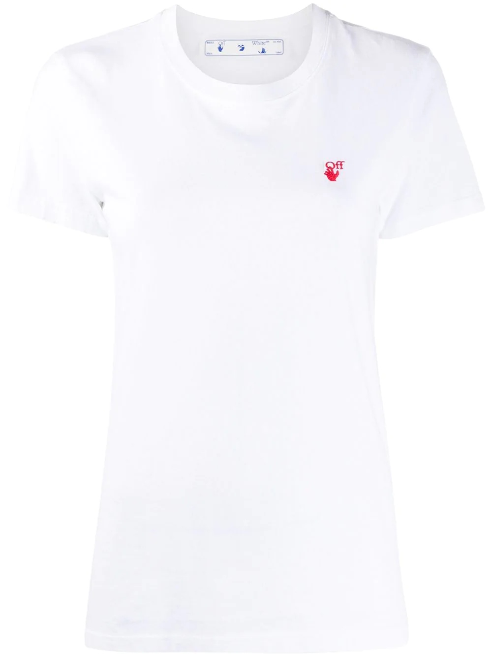 embroidered logo T-shirt - 1