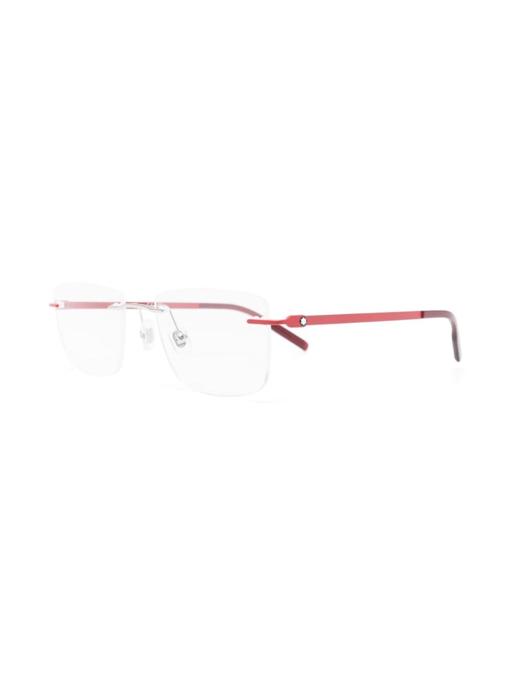 rectangle-shape frameless glasses - 2