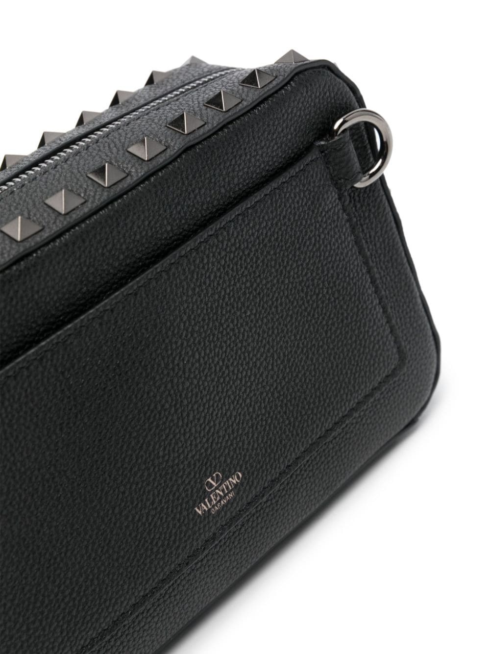 Rockstud leather cross body bag - 4