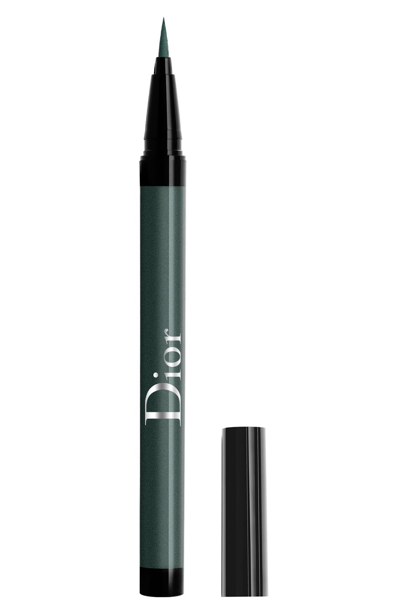 Dior Diorshow On Stage Waterproof Liquid Eyeliner in 386 Pearly Emerald at Nordstrom REVERSIBLE