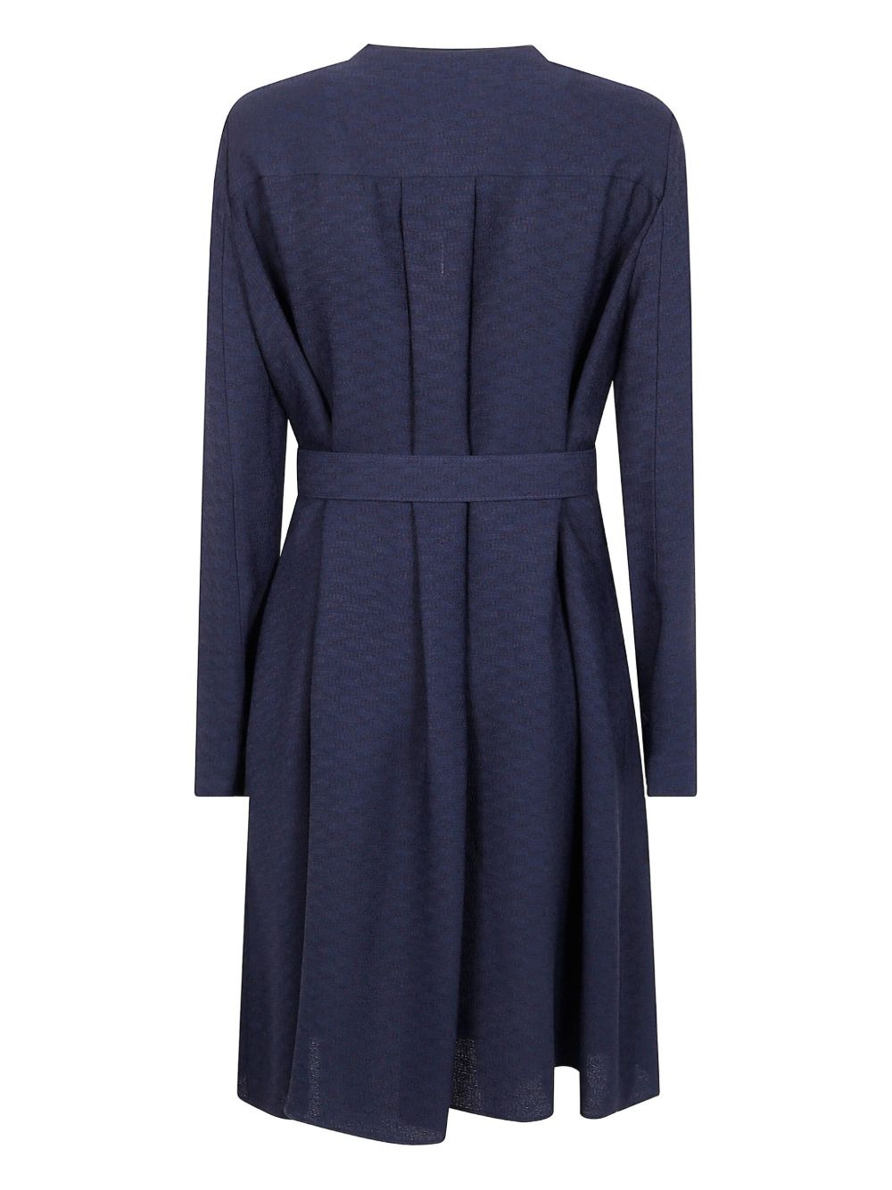 belted keyhole-neck dress - 2