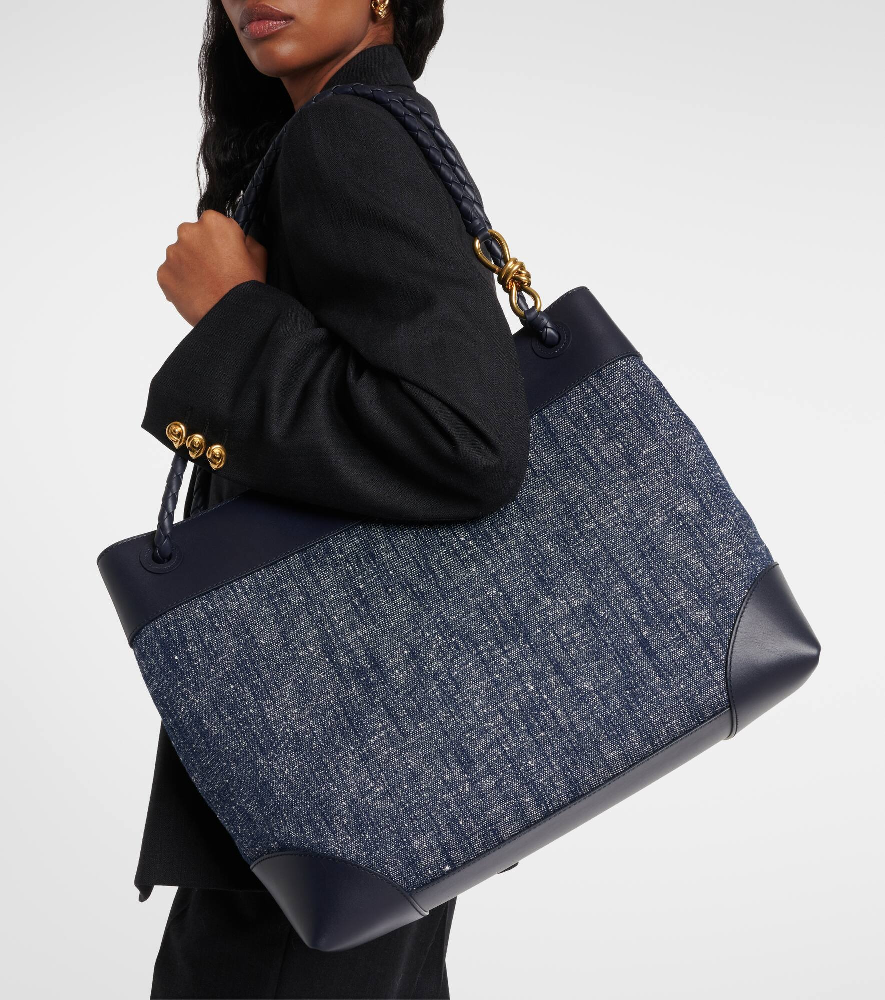 Andiamo Large denim tote bag - 2