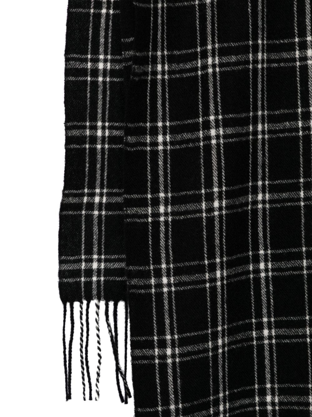 checked scarf - 2