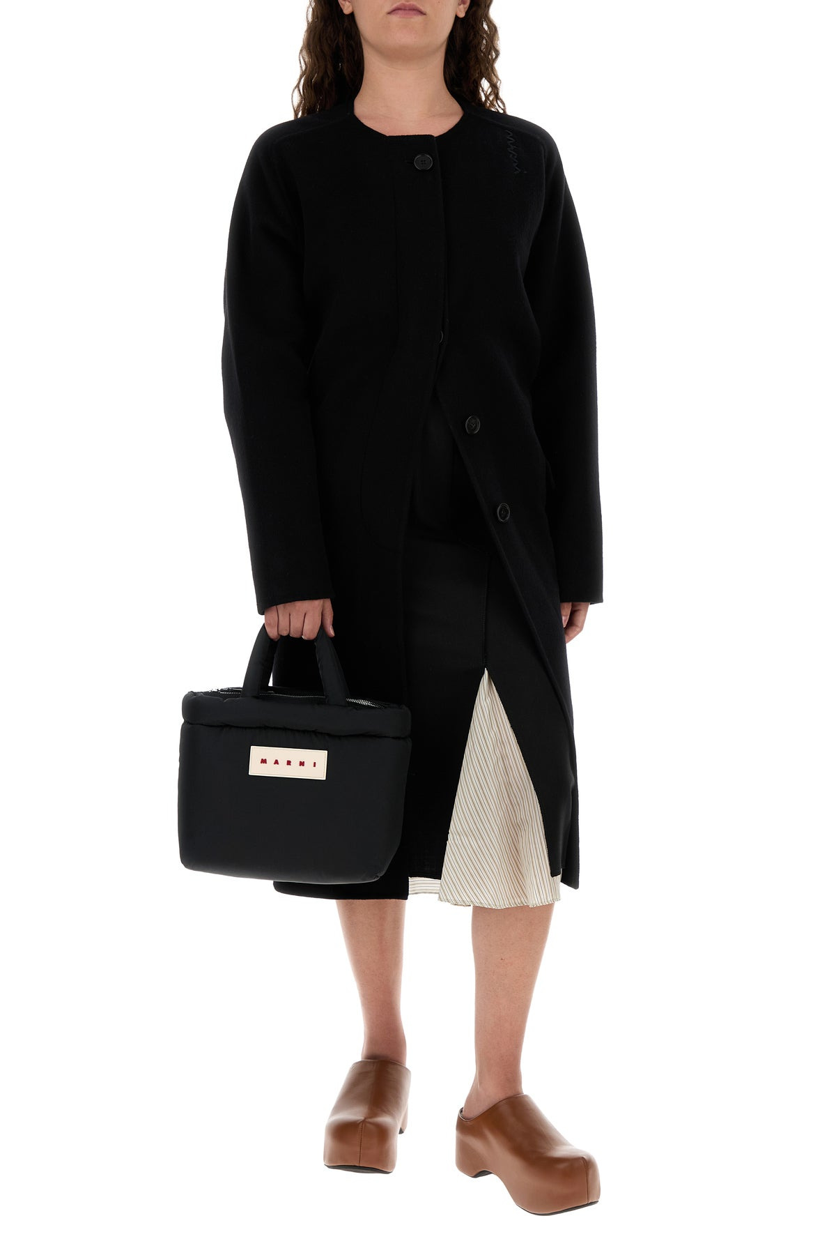 Black wool skirt - 6