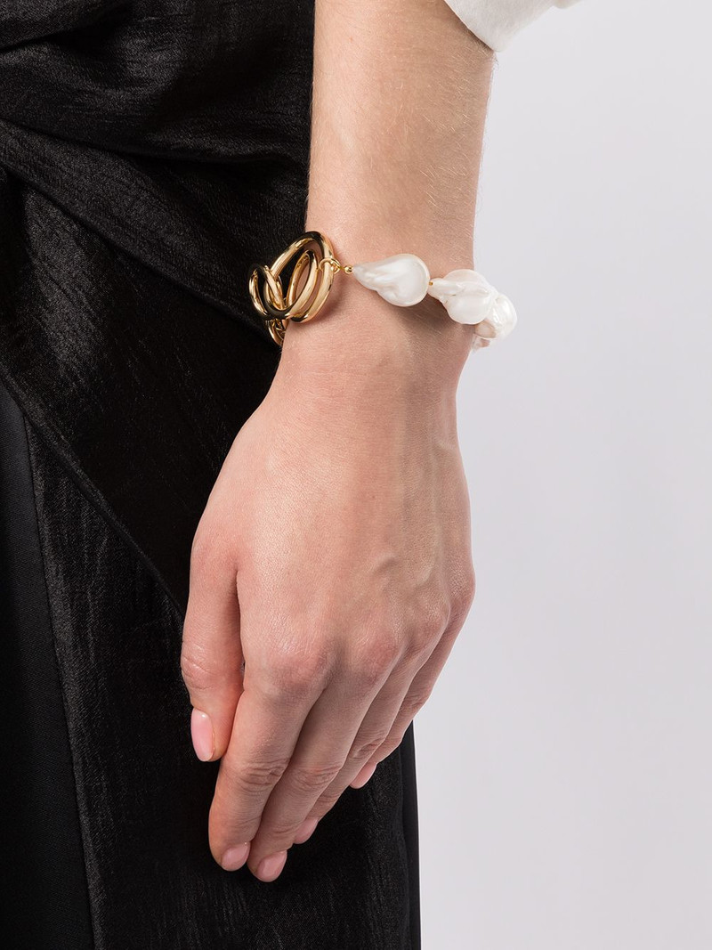 Completedworks gold vermeil-plated pearl bracelet outlook