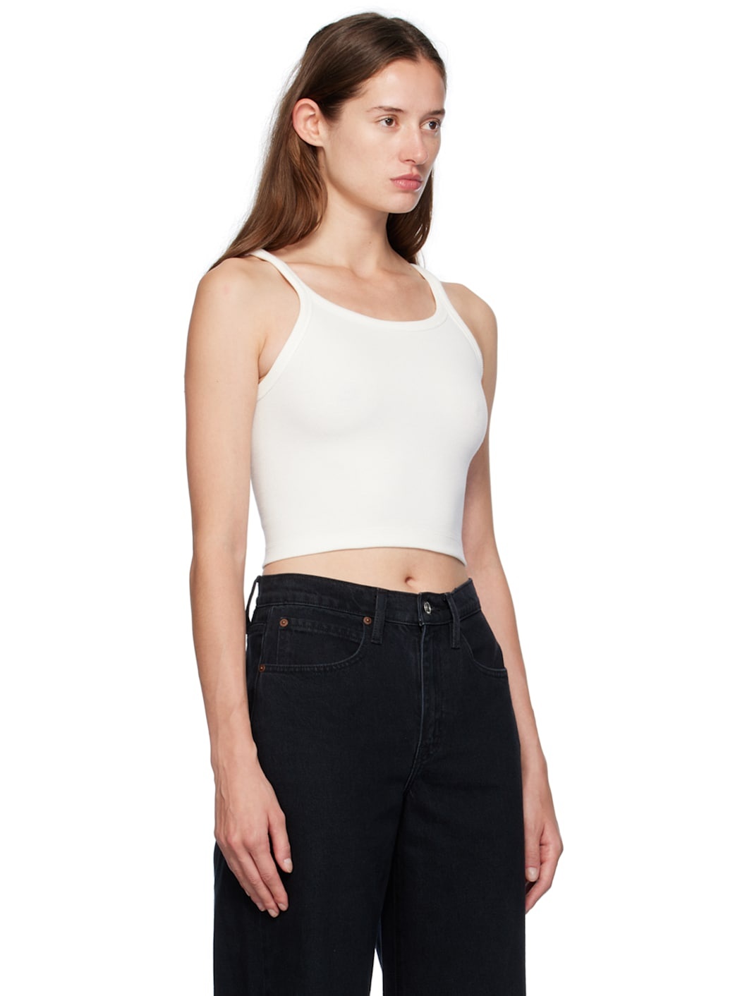 Off-White Hailey Bieber Edition HB Ribbed Tank Top - 2
