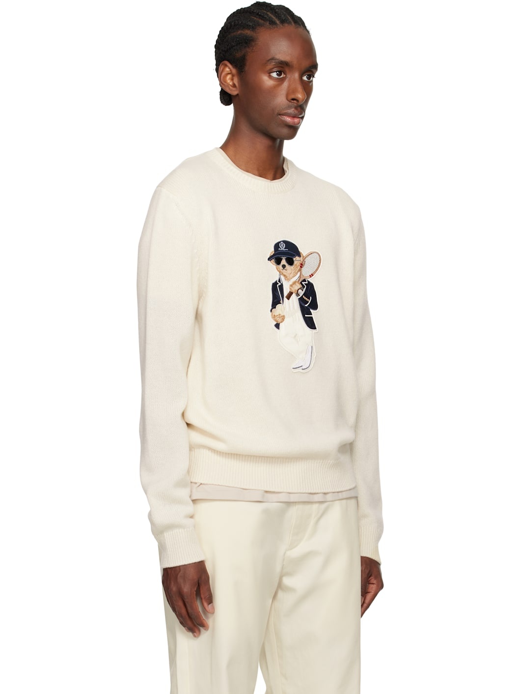 Off-White Polo Bear Cashmere Sweater - 2