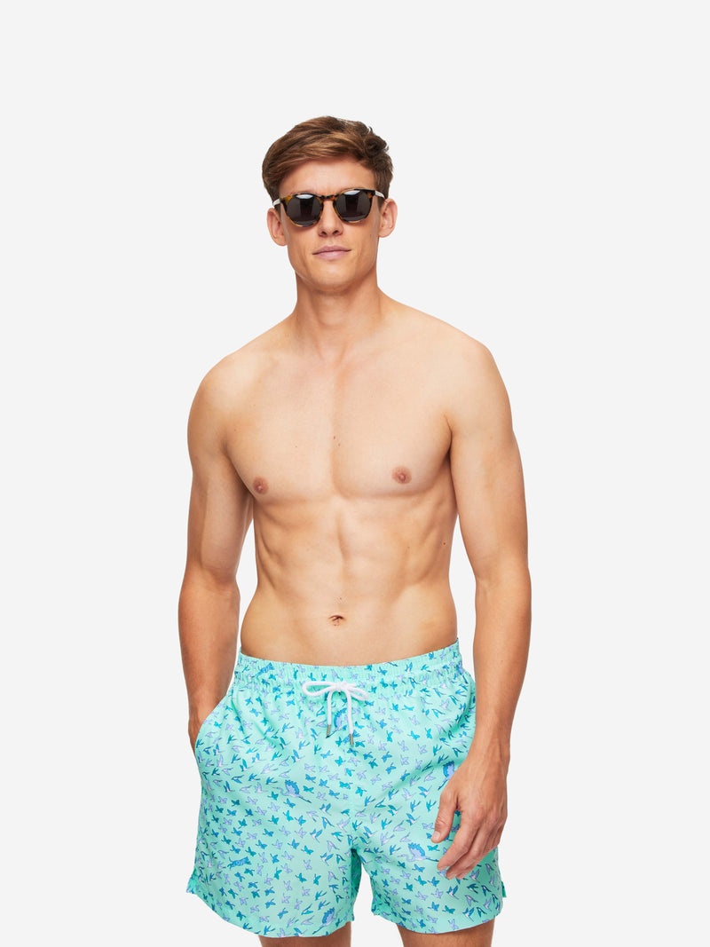Men's Short Swim Shorts Maui 53 Mint - 3