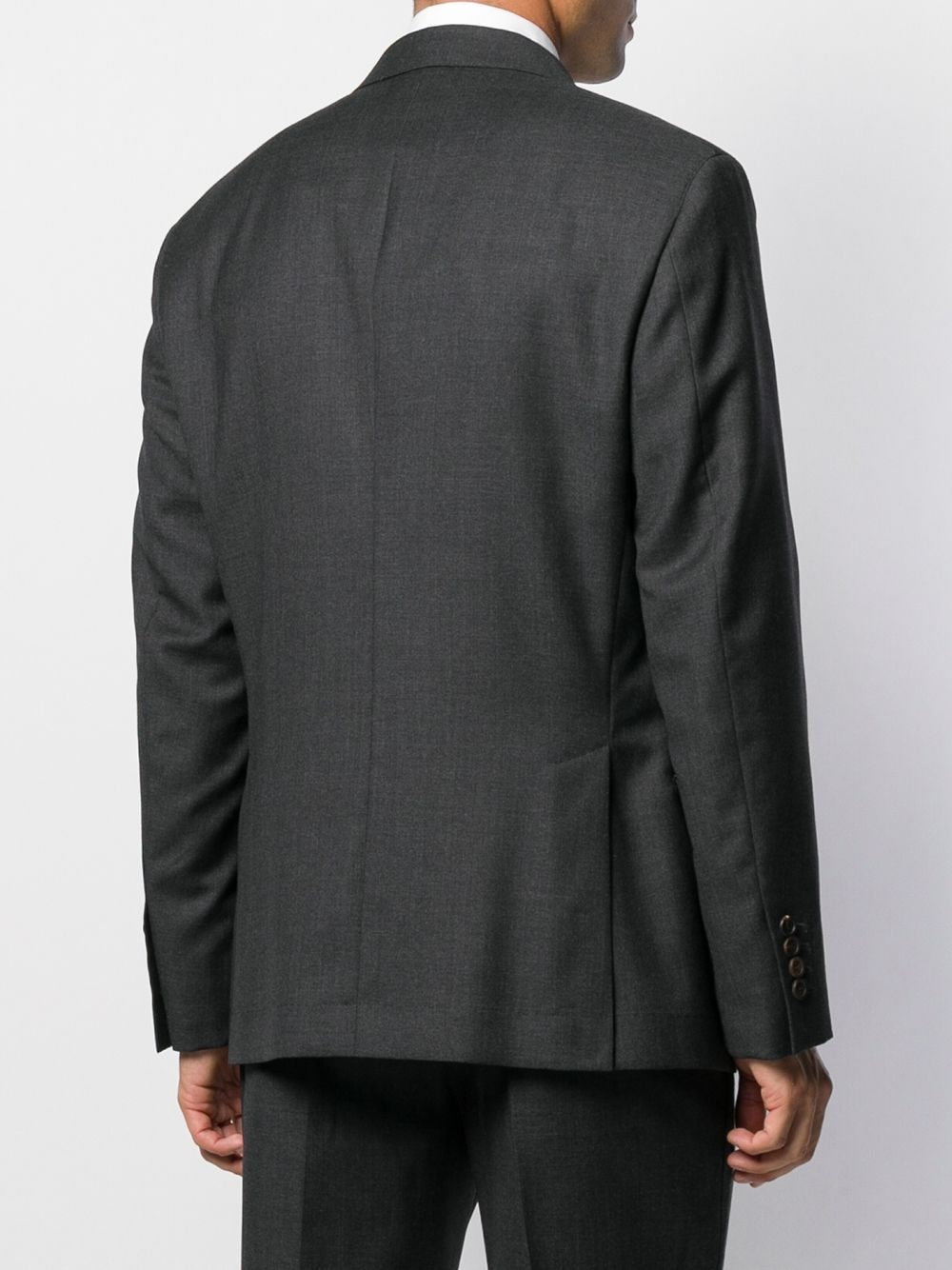 micro-check suit jacket - 4