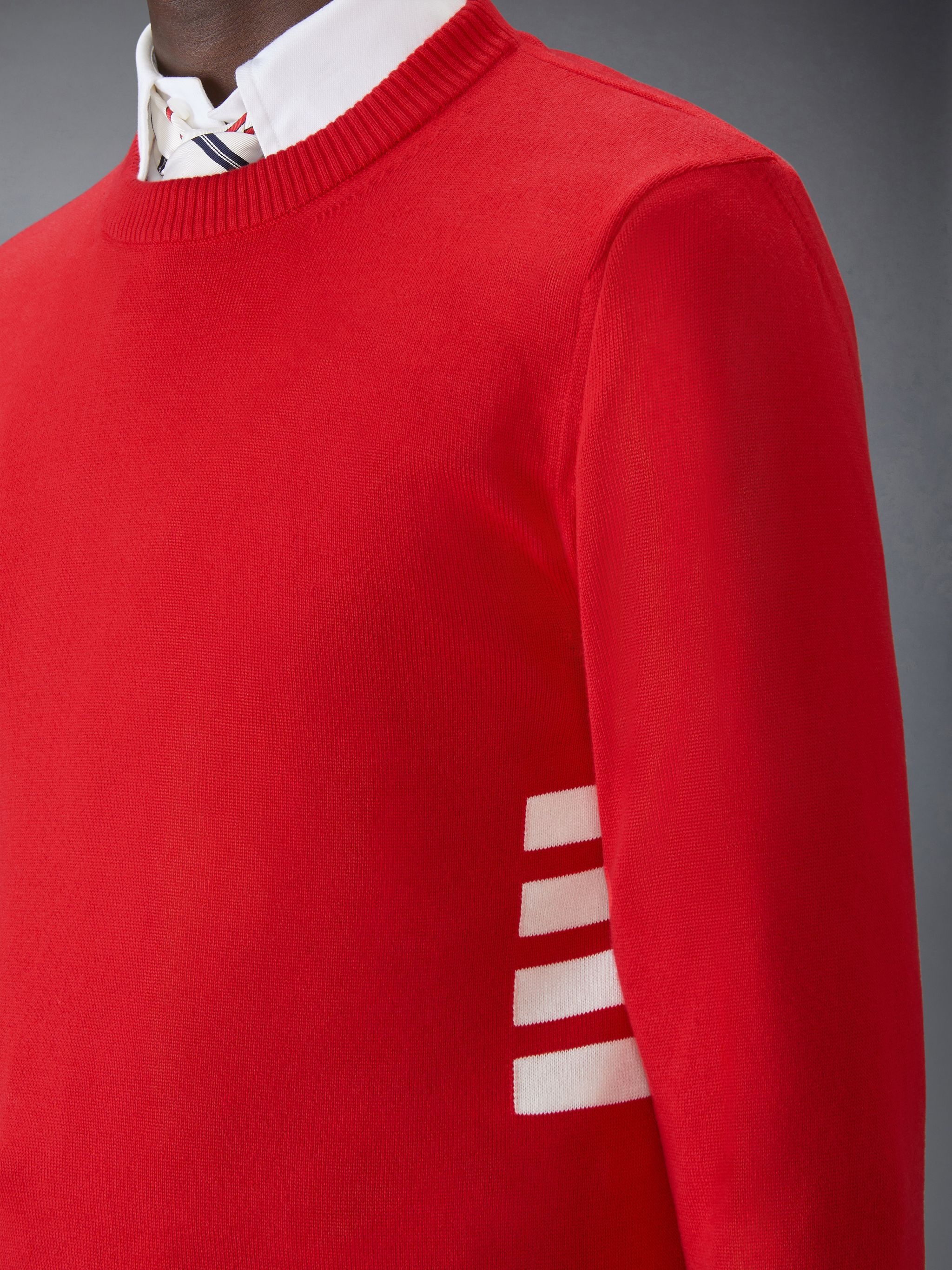 Cotton 4-Bar Pullover - 5