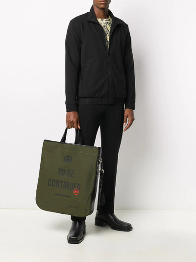 Neil Barrett To Be Continued printed tote bag outlook