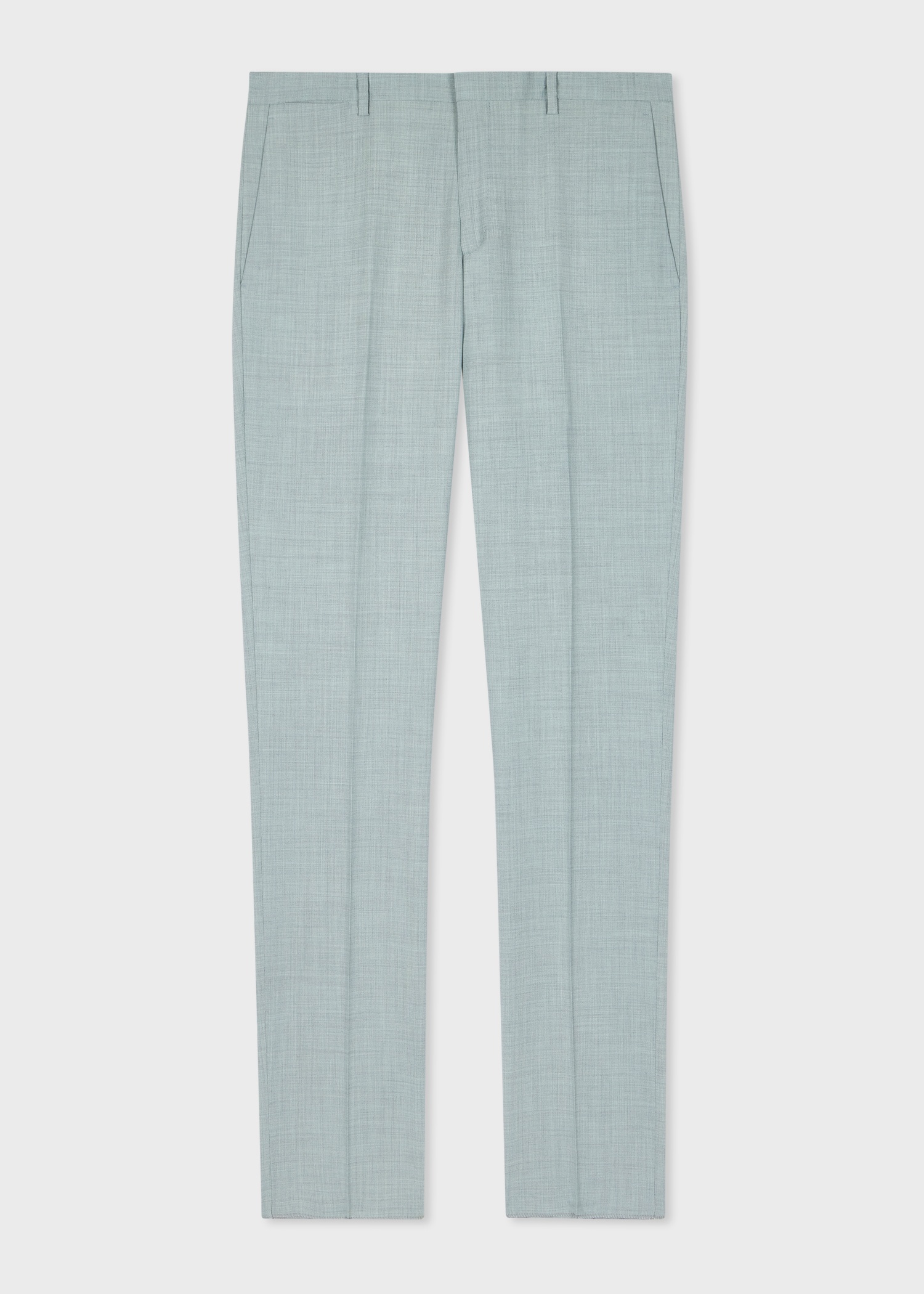 The Kensington - Light Blue Marl Overdyed Stretch-Wool Suit - 2