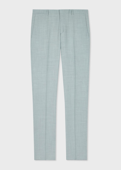 Paul Smith The Kensington - Light Blue Marl Overdyed Stretch-Wool Suit outlook