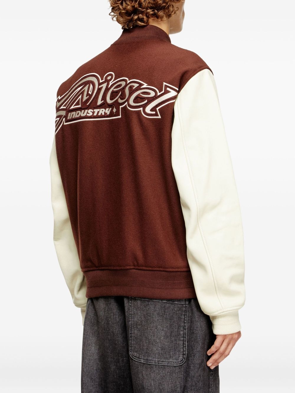 wool-blend varsity jacket - 4