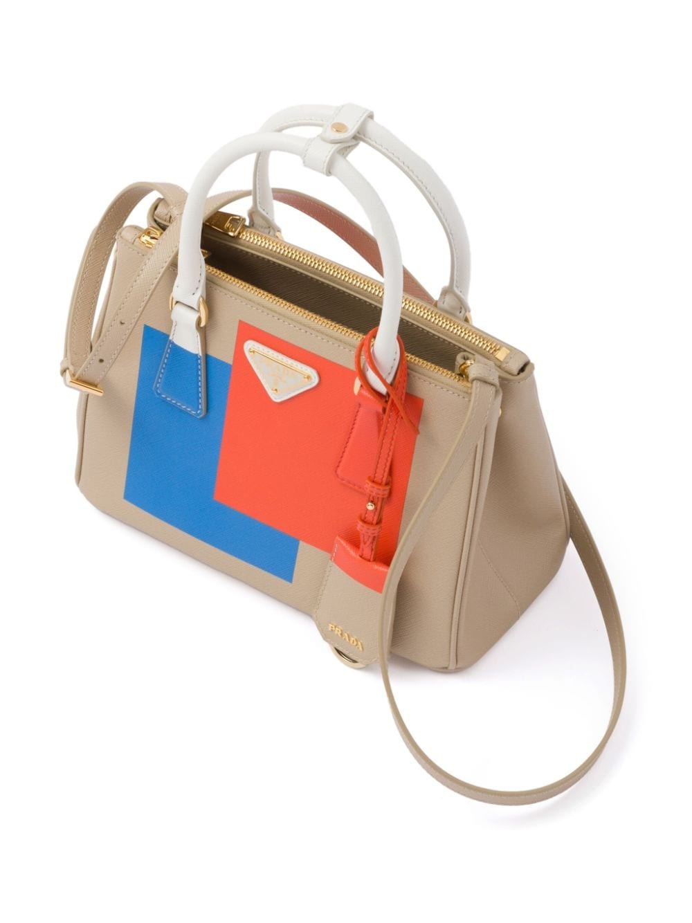 small Galleria Saffiano leather handbag - 5