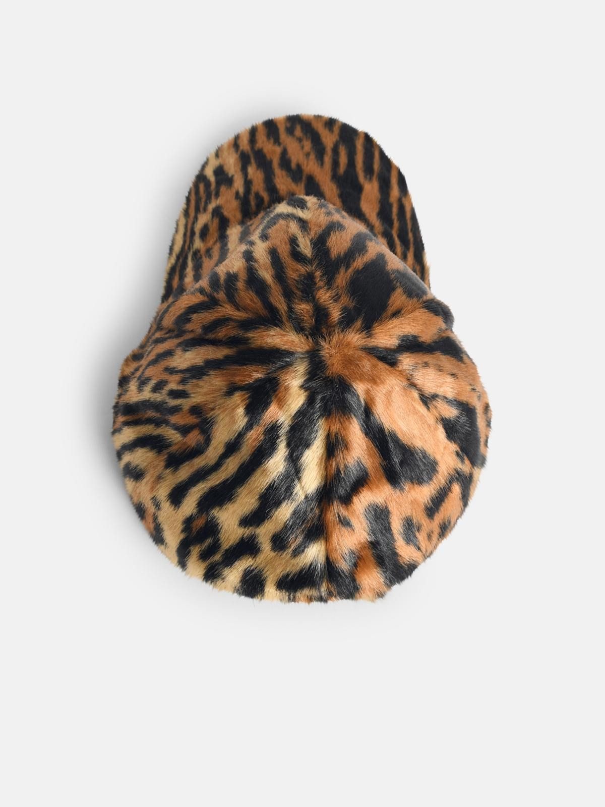 'CYRENE' CAP IN ANIMALIER MODACRYLIC - 3