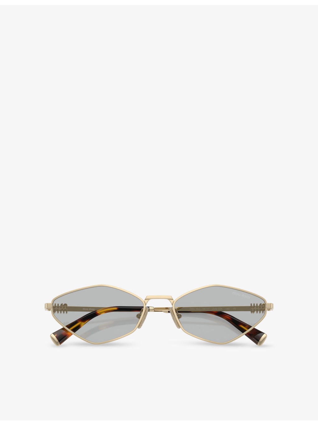 MU 56ZS Oval-Frame Metal Sunglasses - 5
