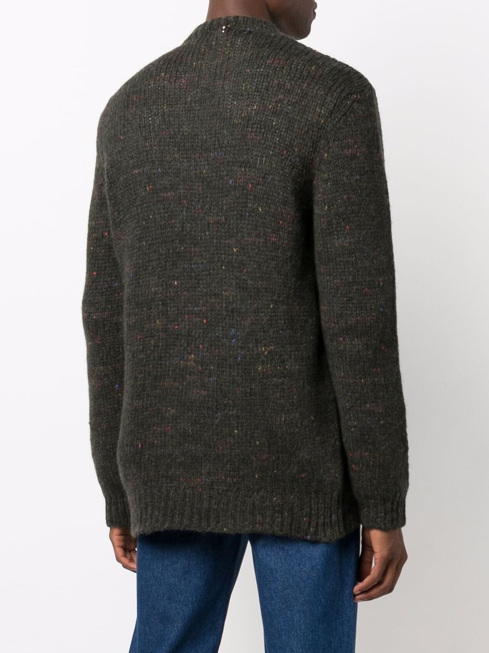 crew neck knitted jumper - 4