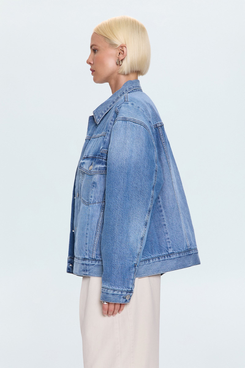 LANDON SEAMED PADDED TRUCKER JACKET - PRESTIGE 3