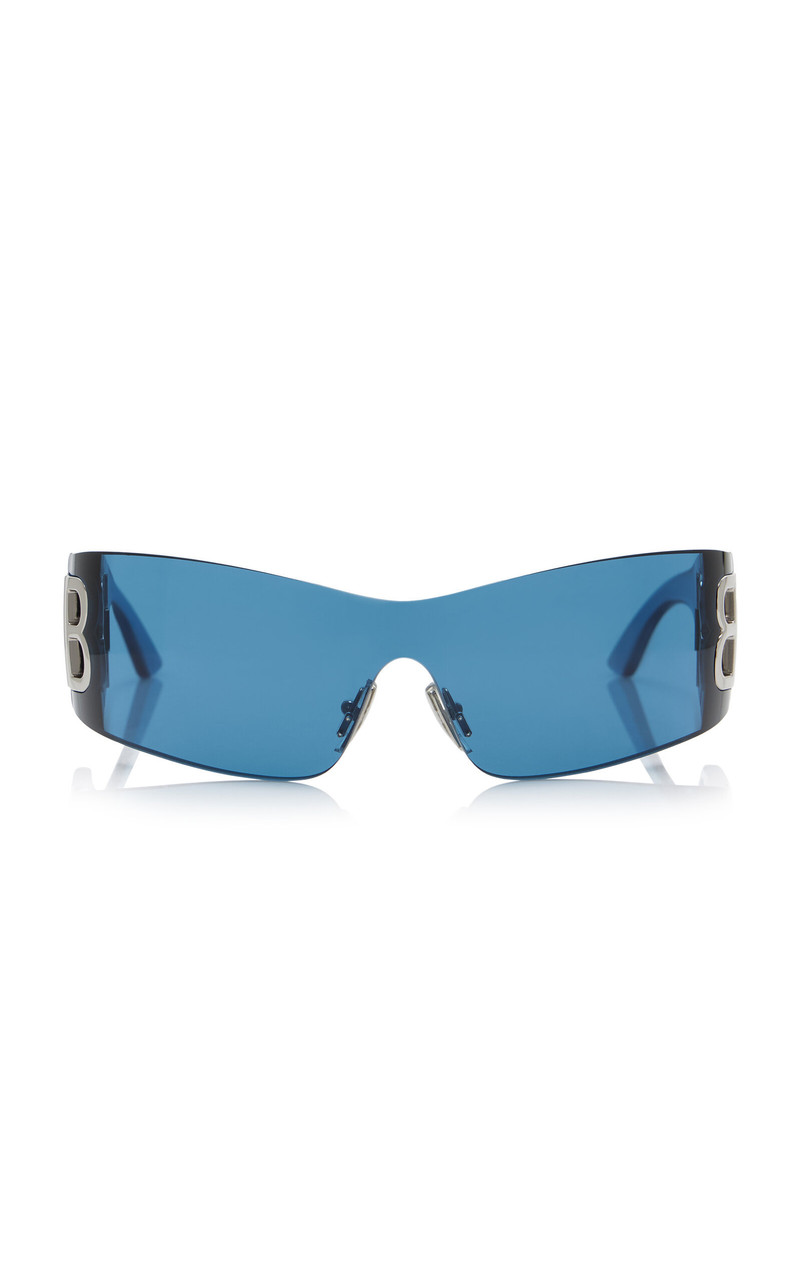 Bossy Mask Acetate Sunglasses blue 1