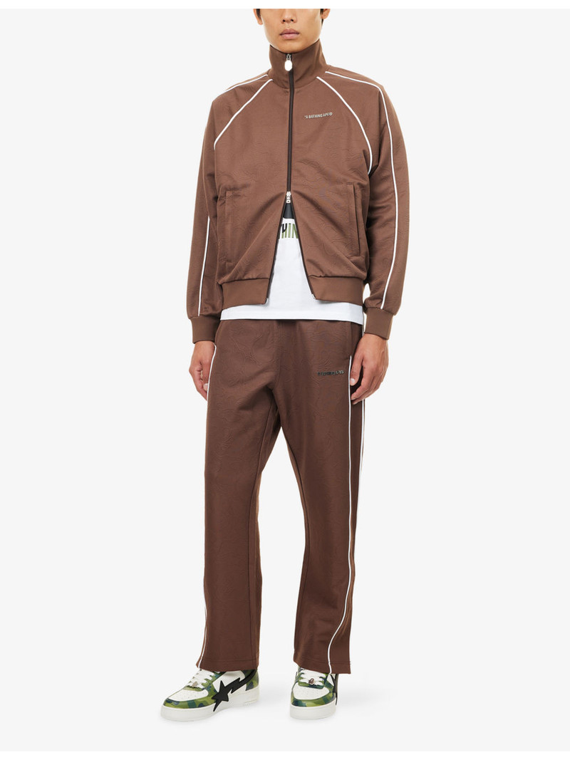 A BATHING APE® Line Camo Straight-Leg Woven Jogging Bottoms outlook