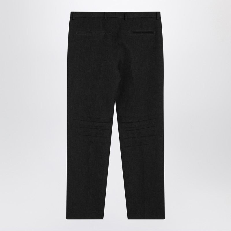 Gucci Grey Wool Trousers Men - 2